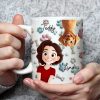 Lovely Dog And Human Cartoon - Personalized Mug - Gift for Pet Owners, Dog Lovers, Dog Mom | CLP15.V3 HH01 Lovely Dog And Human Cartoon - Personalized Mug - Gift for Pet Owners, Dog Lovers, Dog Mom | CLP15.V3 HH01