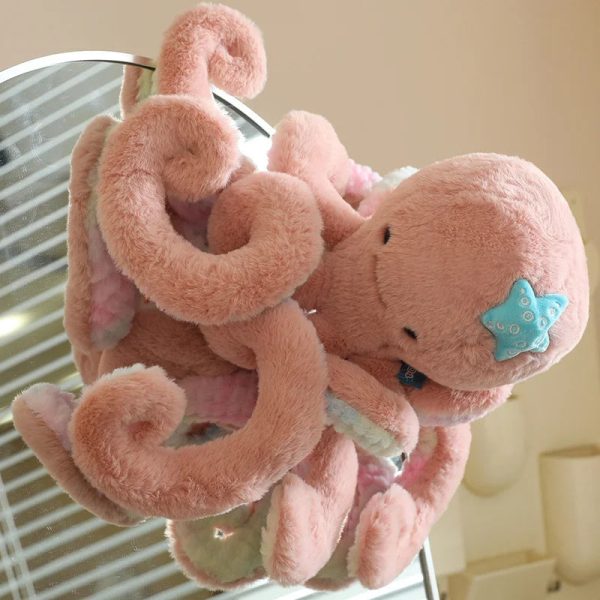 Lovely Plush Octopus Toy - Soft, Cuddly Home Decor for Kids & Babies Lovely Plush Octopus Toy - Soft, Cuddly Home Decor for Kids & Babies