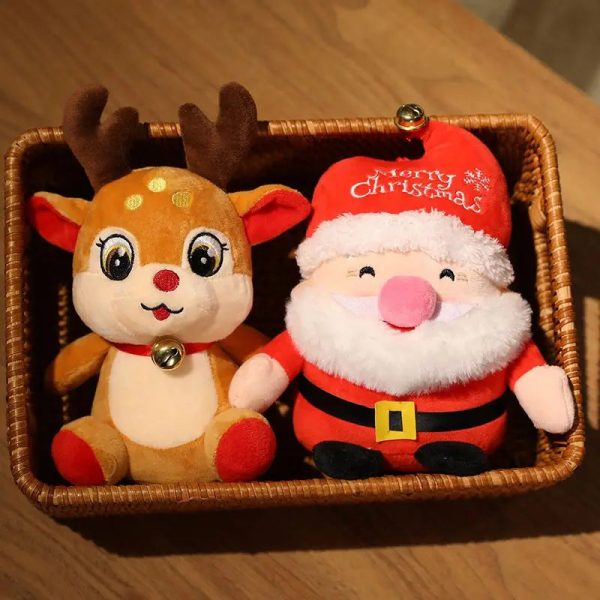 Lovely Santa Claus & Elk Plush Toys