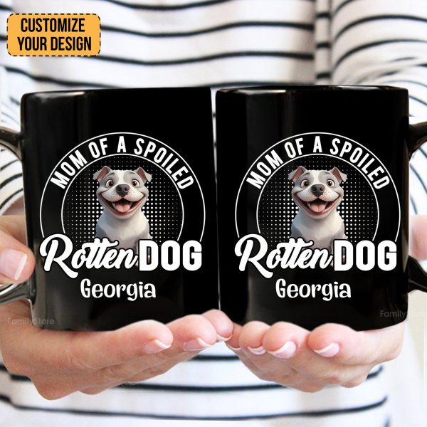 Lovely Spoiled Rotten Dog Chibi Cartoon - Personalized Mug - Gift for Pet Owners, Dog Lovers | CLP15.v3 HH01 Lovely Spoiled Rotten Dog Chibi Cartoon - Personalized Mug - Gift for Pet Owners, Dog Lovers | CLP15.v3 HH01