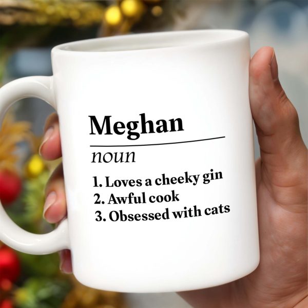 Loves A Cheeky Gin, Awful Cook, Obsessed With Cats Mug - Personalized Custom Coffee Mug - BST132_MG Loves A Cheeky Gin, Awful Cook, Obsessed With Cats Mug - Personalized Custom Coffee Mug - BST132_MG