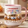 Loving Little Sh*ts Accent Mug - Personalized Gifts For Grandma 01HUDT090126