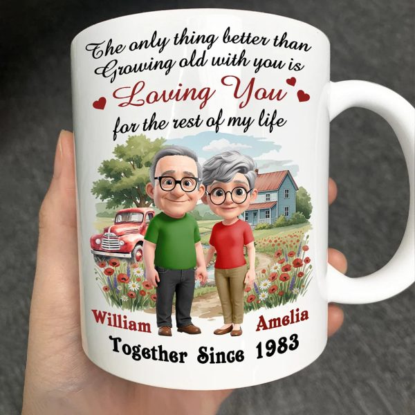 Loving You For The Rest Of My Life Couple - Personalized Mug Loving You For The Rest Of My Life Couple - Personalized Mug