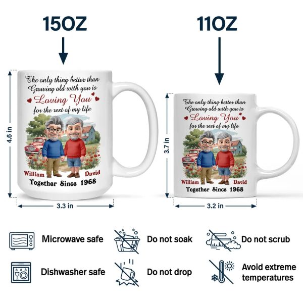 Loving You For The Rest Of My Life Couple - Personalized Mug Loving You For The Rest Of My Life Couple - Personalized Mug