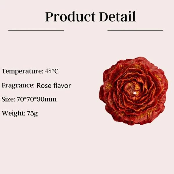 Low Heat Rose Scented Candle for Couples