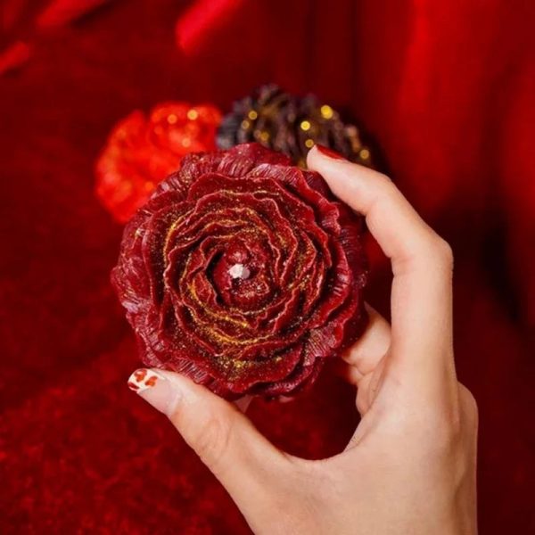 Low Heat Rose Scented Candle for Couples