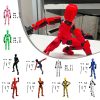 Lucky 13 Figure Toys Dummy 3D Printed Movable Shapeshift Robot Action Figuras