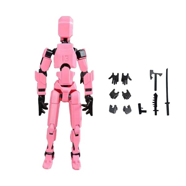 Lucky 13 Figure Toys Dummy 3D Printed Movable Shapeshift Robot Action Figuras