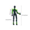 Lucky 13 Figure Toys Dummy 3D Printed Movable Shapeshift Robot Action Figuras