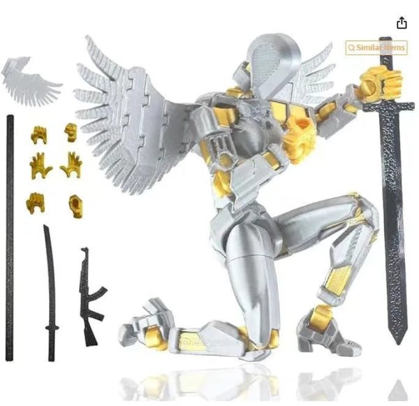 Lucky 13 Figure Toys Dummy 3D Printed Movable Shapeshift Robot Action Figuras