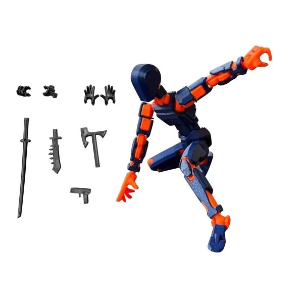 Lucky 13 Figure Toys Dummy 3D Printed Movable Shapeshift Robot Action Figuras