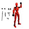 Lucky 13 Figure Toys Dummy 3D Printed Movable Shapeshift Robot Action Figuras