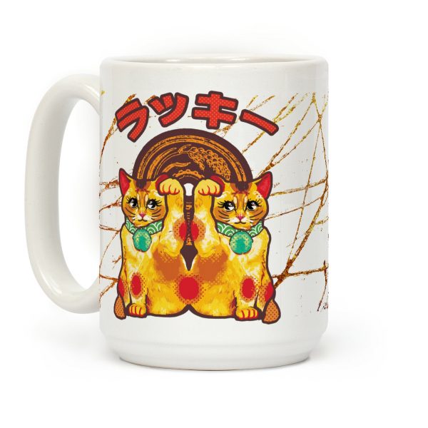 Lucky Cat Pop Art Coffee Mug Lucky Cat Pop Art Coffee Mug