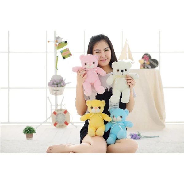 Luminous 30CM Teddy Bear Plush Pillow - Perfect Gift for Kids!