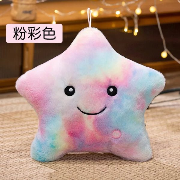Luminous Five-Pointed Star Plush Toy - Soft Glowing Doll Pillow Luminous Five-Pointed Star Plush Toy - Soft Glowing Doll Pillow