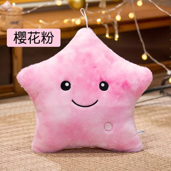 Luminous Five-Pointed Star Plush Toy - Soft Glowing Doll Pillow Luminous Five-Pointed Star Plush Toy - Soft Glowing Doll Pillow