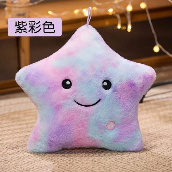 Luminous Five-Pointed Star Plush Toy - Soft Glowing Doll Pillow Luminous Five-Pointed Star Plush Toy - Soft Glowing Doll Pillow