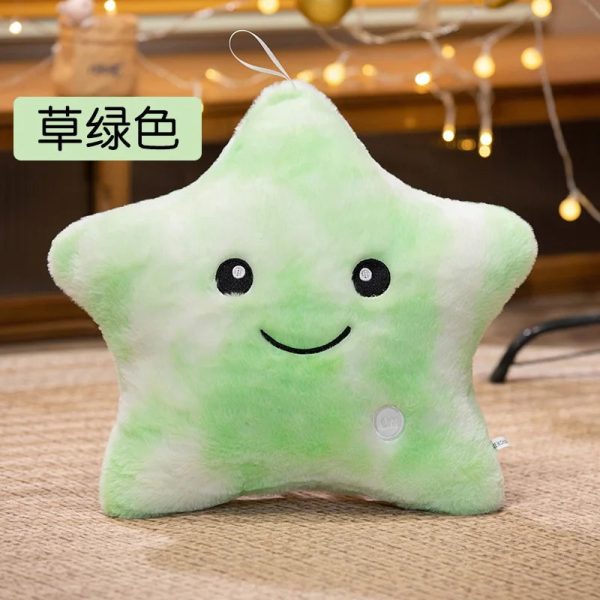 Luminous Five-Pointed Star Plush Toy - Soft Glowing Doll Pillow Luminous Five-Pointed Star Plush Toy - Soft Glowing Doll Pillow