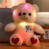 Luminous Plush Bear with Bowtie and Rose Heart 30cm Luminous Plush Bear with Bowtie and Rose Heart 30cm