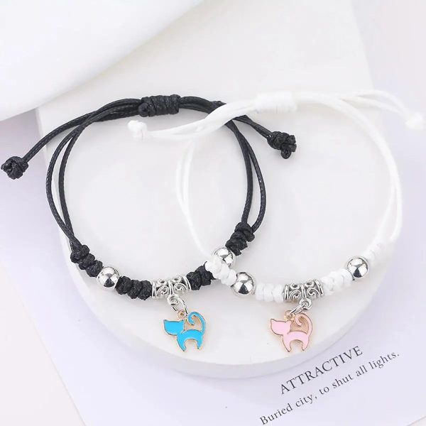 Luminous Star Matching Charm Bracelets Set of 2