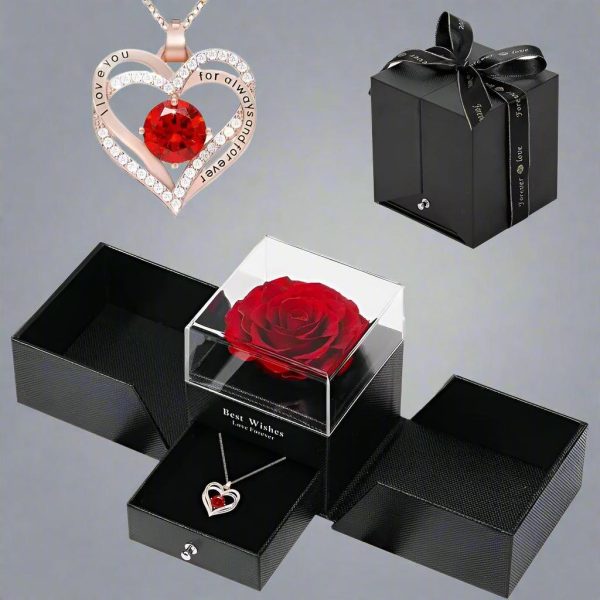 Luxurious Rose Gift Box Necklace Luxurious Rose Gift Box Necklace