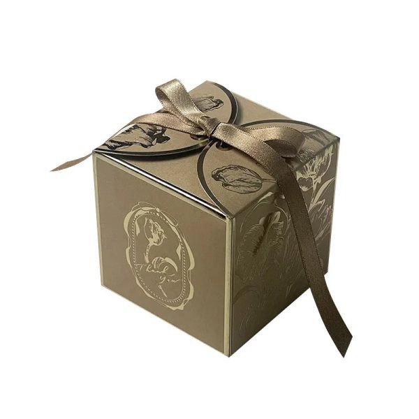 Luxury Gold Wedding Candy Boxes 400PCS Paper Gift Box Luxury Gold Wedding Candy Boxes 400PCS Paper Gift Box