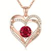 Luxury Rose Jewelry Gift Box With Bow