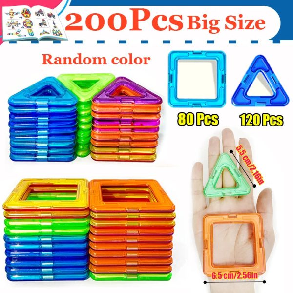 Magnetic Building Blocks Big Size and Mini Size Magnetic Building Blocks Big Size and Mini Size
