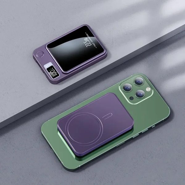 Magnetic Wireless Led Display Fast Charging Power Bank Magnetic Wireless Led Display Fast Charging Power Bank