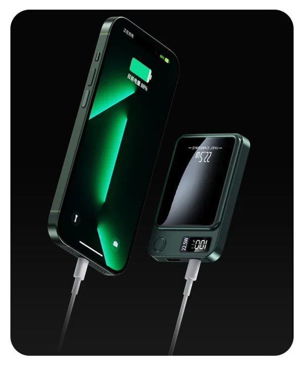 Magnetic Wireless Led Display Fast Charging Power Bank Magnetic Wireless Led Display Fast Charging Power Bank