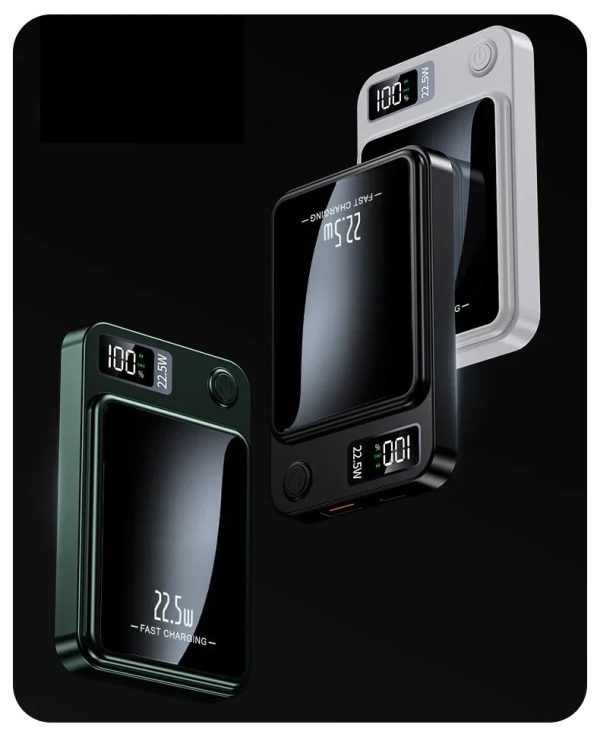 Magnetic Wireless Led Display Fast Charging Power Bank Magnetic Wireless Led Display Fast Charging Power Bank