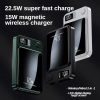 Magnetic Wireless Led Display Fast Charging Power Bank Magnetic Wireless Led Display Fast Charging Power Bank