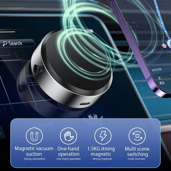 Magnohold: Smart Car Mount With Magnetic Grip Magnohold: Smart Car Mount With Magnetic Grip