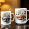 Main St Next Exit Vintage Car Design - Personalized Custom Coffee Mug - HOB031_MG Main St Next Exit Vintage Car Design - Personalized Custom Coffee Mug - HOB031_MG