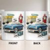 Main St Next Exit Vintage Car Design - Personalized Custom Coffee Mug - HOB031_MG Main St Next Exit Vintage Car Design - Personalized Custom Coffee Mug - HOB031_MG