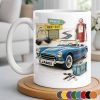 Main St Next Exit Vintage Car Design - Personalized Custom Coffee Mug - HOB031_MG Main St Next Exit Vintage Car Design - Personalized Custom Coffee Mug - HOB031_MG