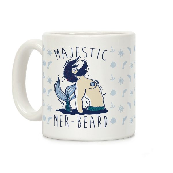 Majestic Mer-Beard Coffee Mug Majestic Mer-Beard Coffee Mug