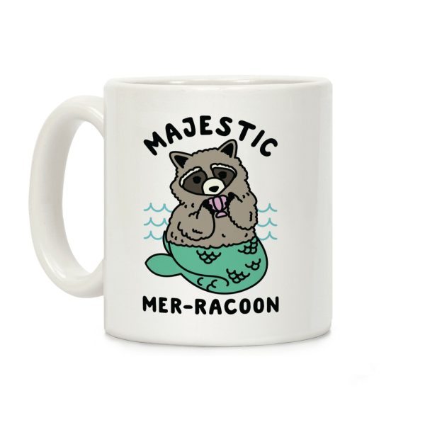 Majestic Mer-Raccoon Coffee Mug