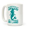 Majestically Awkward Like A Mermaid On Land Coffee Mug Majestically Awkward Like A Mermaid On Land Coffee Mug