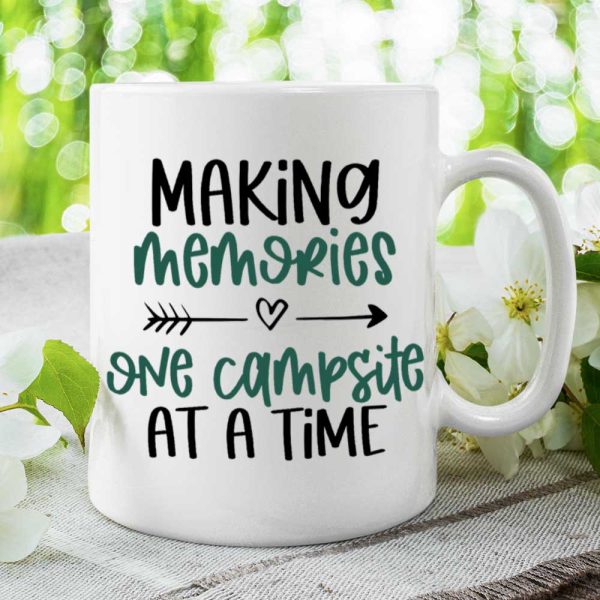 Making Memories One Campsite At A Time - Gift For Camping Couples, Personalized Mug Making Memories One Campsite At A Time - Gift For Camping Couples, Personalized Mug