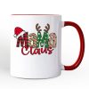 Mama Claus Retro Christmas Personalized Mug, Matching Family Holiday Gift with Custom Name Mama Claus Retro Christmas Personalized Mug, Matching Family Holiday Gift with Custom Name