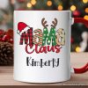 Mama Claus Retro Christmas Personalized Mug, Matching Family Holiday Gift with Custom Name Mama Claus Retro Christmas Personalized Mug, Matching Family Holiday Gift with Custom Name