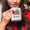 Mama Claus Retro Christmas Personalized Mug, Matching Family Holiday Gift with Custom Name Mama Claus Retro Christmas Personalized Mug, Matching Family Holiday Gift with Custom Name