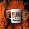 Mama Coquette Autumn Personalized Mug, Cozy Fall Pumpkins Gift for Mothers with Custom Name Mama Coquette Autumn Personalized Mug, Cozy Fall Pumpkins Gift for Mothers with Custom Name