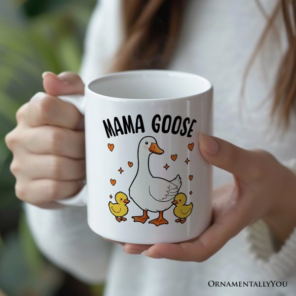Mama Goose Personalized Mug, Mother Gift With Custom Name Mama Goose Personalized Mug, Mother Gift With Custom Name
