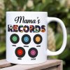 Mama's Records Personalized Coffee Mug, Mother's Day Gift For Vinyl Lovers DR-WHM-06qhti110423 Mama's Records Personalized Coffee Mug, Mother's Day Gift For Vinyl Lovers DR-WHM-06qhti110423