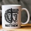 Man Of Faith Christian Bible Verse - Personalized Mug Man Of Faith Christian Bible Verse - Personalized Mug