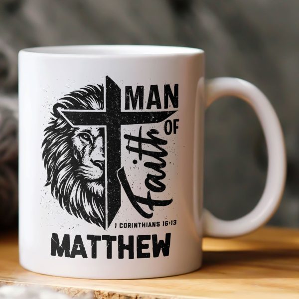 Man Of Faith Christian Bible Verse - Personalized Mug Man Of Faith Christian Bible Verse - Personalized Mug