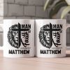 Man Of Faith Christian Bible Verse - Personalized Mug Man Of Faith Christian Bible Verse - Personalized Mug