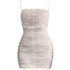 MASPETH Paisley Print Ruched Mini Dress MASPETH Paisley Print Ruched Mini Dress